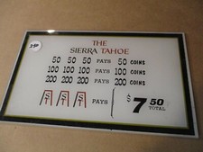 Slot machine plastic Topper