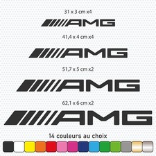 AMG - 12 Stickers Vinyles Adhésifs Autocollants