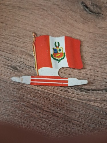 Plaque metal drapeau biscuits - metal,