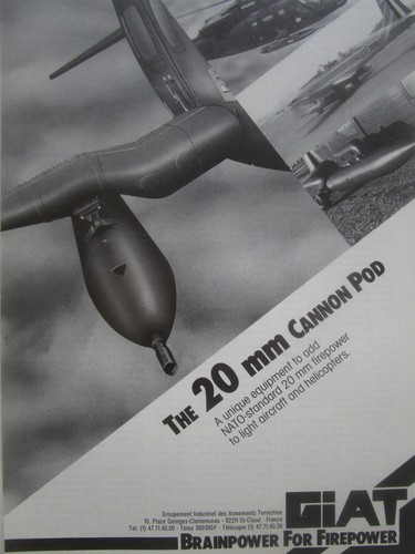 1988 pub giat - 1988-90, armement