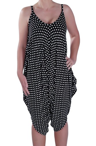Dames lagenlook strappy harem - strappy,