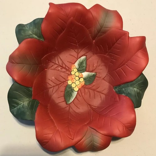 Partylite poinsetta pillar - partylite,