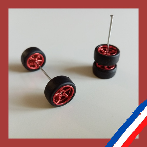 Jeu roues rouge - de,