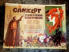 Affiche cinéma CAMELOT LA LEGENDE DU ROI ARTHUR RAY - HARRIS REDGRAVE - 42.5x58