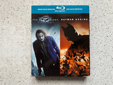 THE DARK KNIGHT / BATMAN BEGINS  COFFRET 2 BLU RAY  ‏