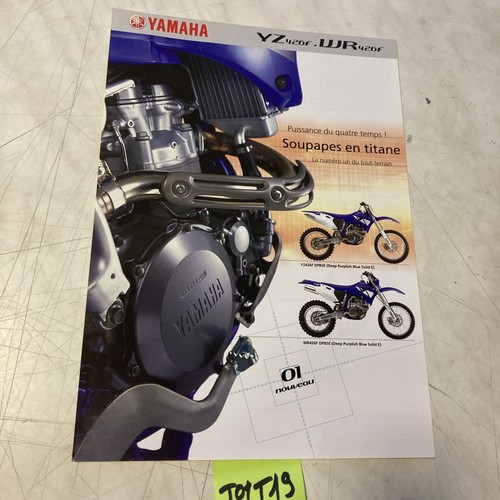 Yamaha yz426f wr426f 2001 - yz426f,