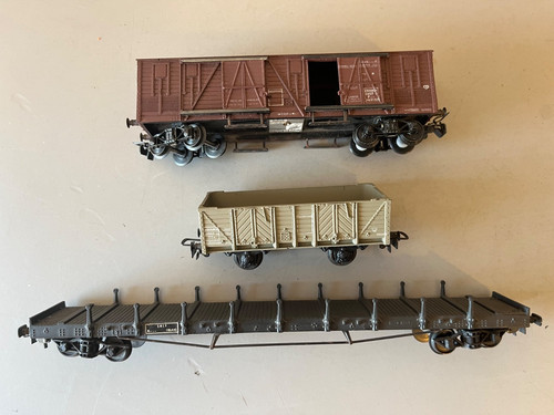Smcf 3 wagons - ho,