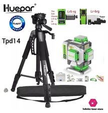 Lot Niveau Laser Huepar Pro ZK04CG 4x360 + Trepied + 1 Recepteur 