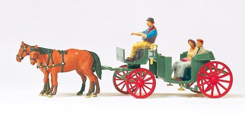 Cheval tire carrosse - cheval, ensemble