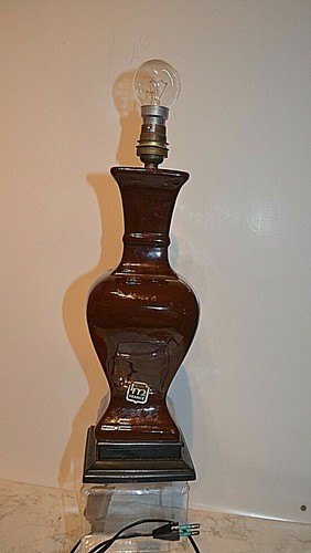 Ancien pied lampe - pied, de
