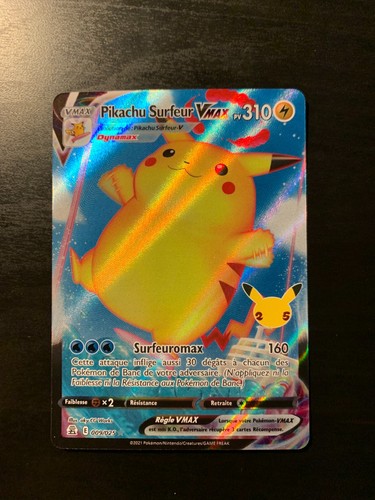 Carte pokémon pikachu - pokémon,