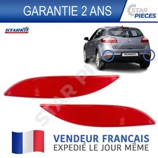 CATADIOPTRE REFLECTEUR PARE CHOC ARRIERE GAUCHE + DROIT MEGANE 3 5P 12-20