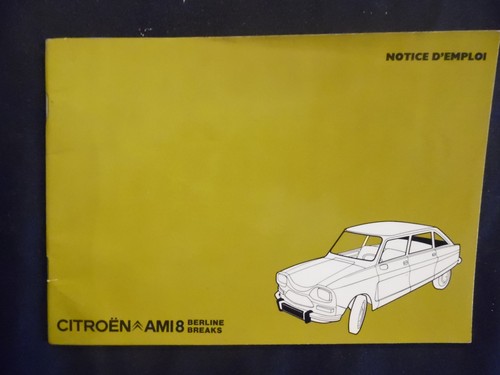 Notice emploi citroen ami 8 - ami,