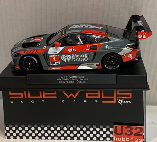Slot car racer sideways - racer,