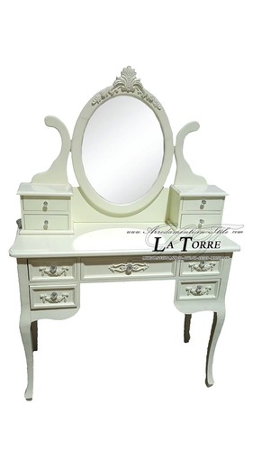 Coiffeuse miroir style baroque - coiffeuse,