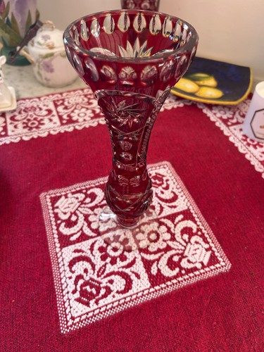 Vase cristal boheme 26 - cristal, boheme,