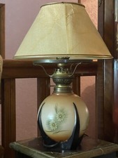 pied de lampe boule opaline