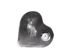 Sphynx horloge forme de - en,