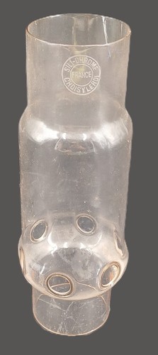 Ancien verre lampe xixème - de,