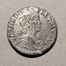 N°345) -1/4 ECU - LOUIS XIV -