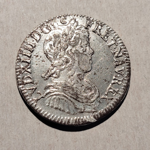 345 ecu louis xiv - n°345), -1/4