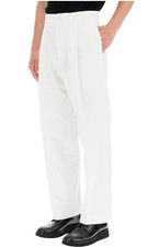 DIOR HOMME DEADSTOCK Pantalons Chino Croisés Amples Taille 48