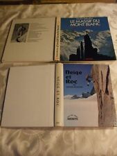 alpinisme montagne mont blanc 4 livres GASTON REBUFFAT/ illustrations photos