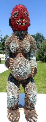 Statue bamiléké bangwa - bamiléké,