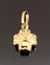 Pendentif Trèfle En Or Jaune