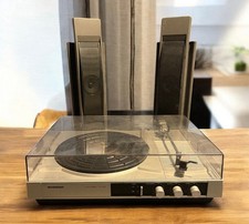 Platine Vinyle Schneider TR3205 Vintage Avec Enceintes
