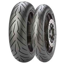 120/70-14 150/70-14 Paire Pneus Pneumatiques Pirelli diablo ROSSO SCOOTER