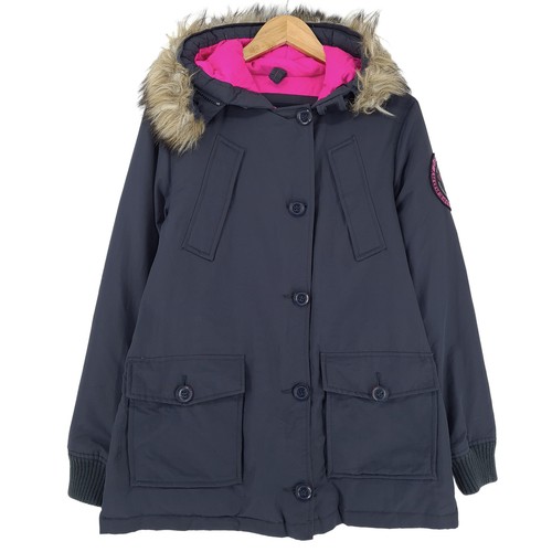 Superdry parka manteau bleu - superdry,