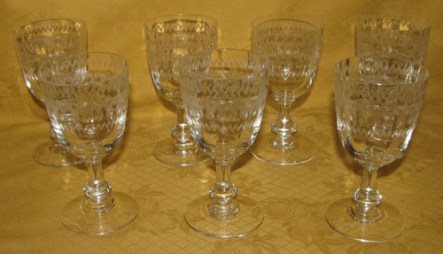 Série verres à vin - série, 7