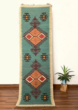 Tapis Village Indien Vintage