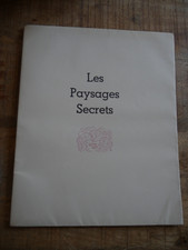 Les Paysages Secrets. Guillot de Rode N° 5/50 1938 Envoi à Claudius Linossier