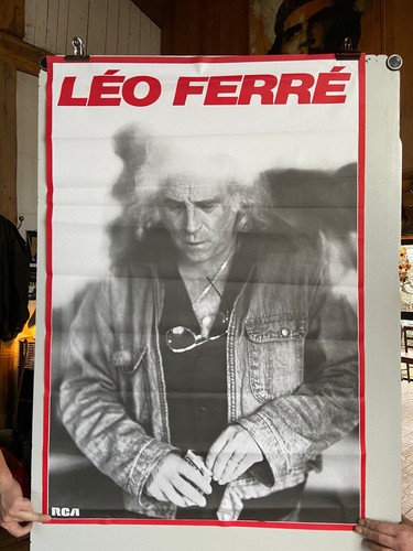 Affiche léo ferré x - léo, 78