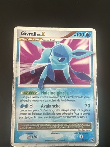 Carte pokémon givrali - pokémon, x