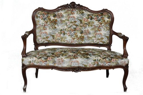 Banquette noyer style - de,