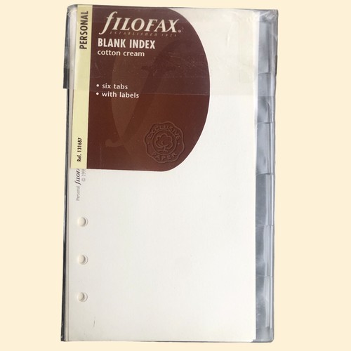 Filofax recharge crème - crème, de