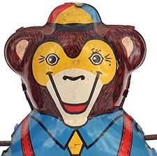JOUET MÉCANIQUE ANCIEN SINGE