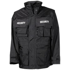 MFH Ensemble Veste Security S-4XL Parka Sécurité Veste Polaire Imperméable