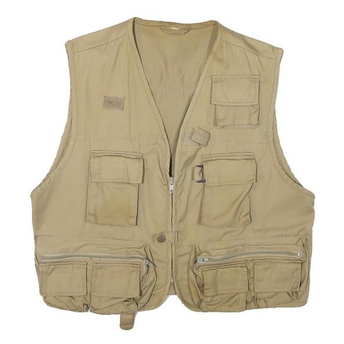 Veste gilet beige mélange - veste,