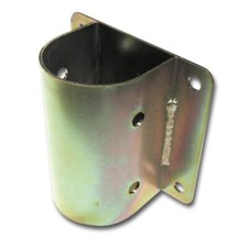 Pied de poteau rond pour