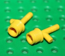 2 x Lego Yellow Minifig Utensil Space Gun / Torch 3959 set 1489 6685 4025 4860