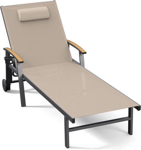Outdoor lounge chair with - outdoor,