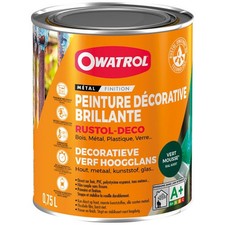 OWATROL - Peint.Rustol deco antirouille 0.75l vert mousse ral 6005