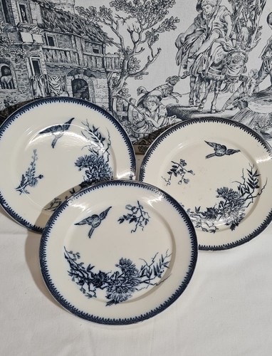 Anciennes assiettes plates - 3,