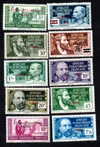Colonies françaises aef - françaises, lot