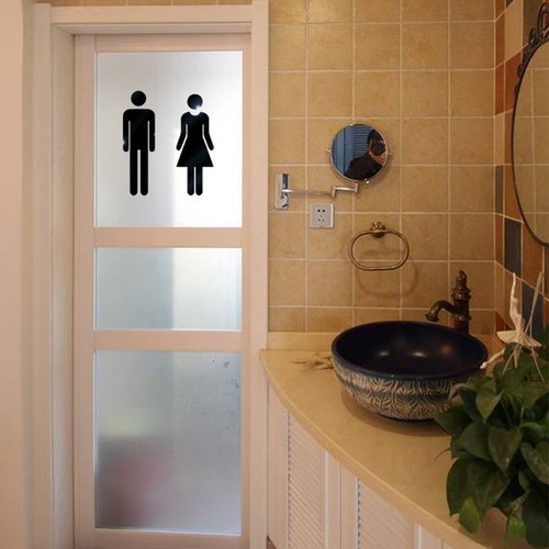 Stickers panneau toilette - stickers,