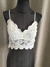 Très Beau Top Dentelle Écru